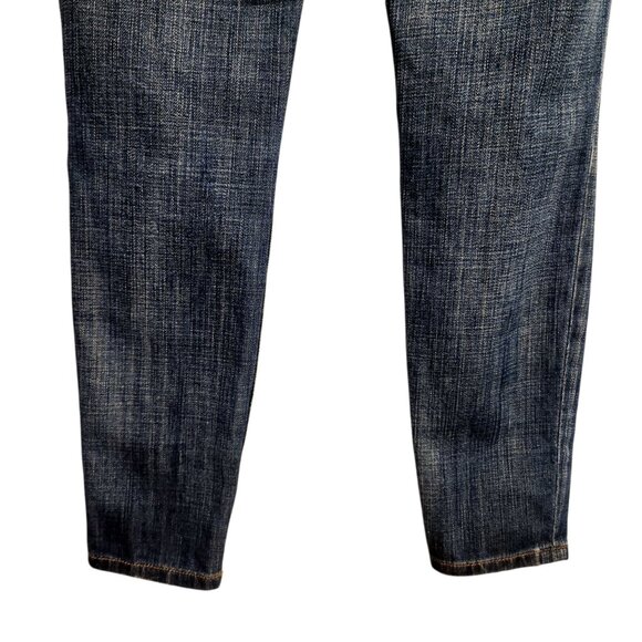 Current Elliott | Women's Blue Distressed Skinny Jeans (Size 25) - Picture 10 of 12